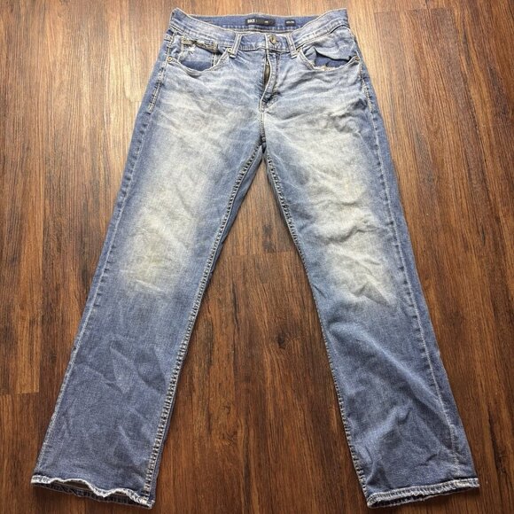 Buckle BKE Jake Jeans Distressed Medium Wash Men’s Size 32 X 30 - Picture 1 of 11